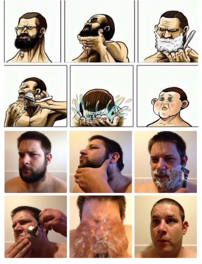 stoer met baard